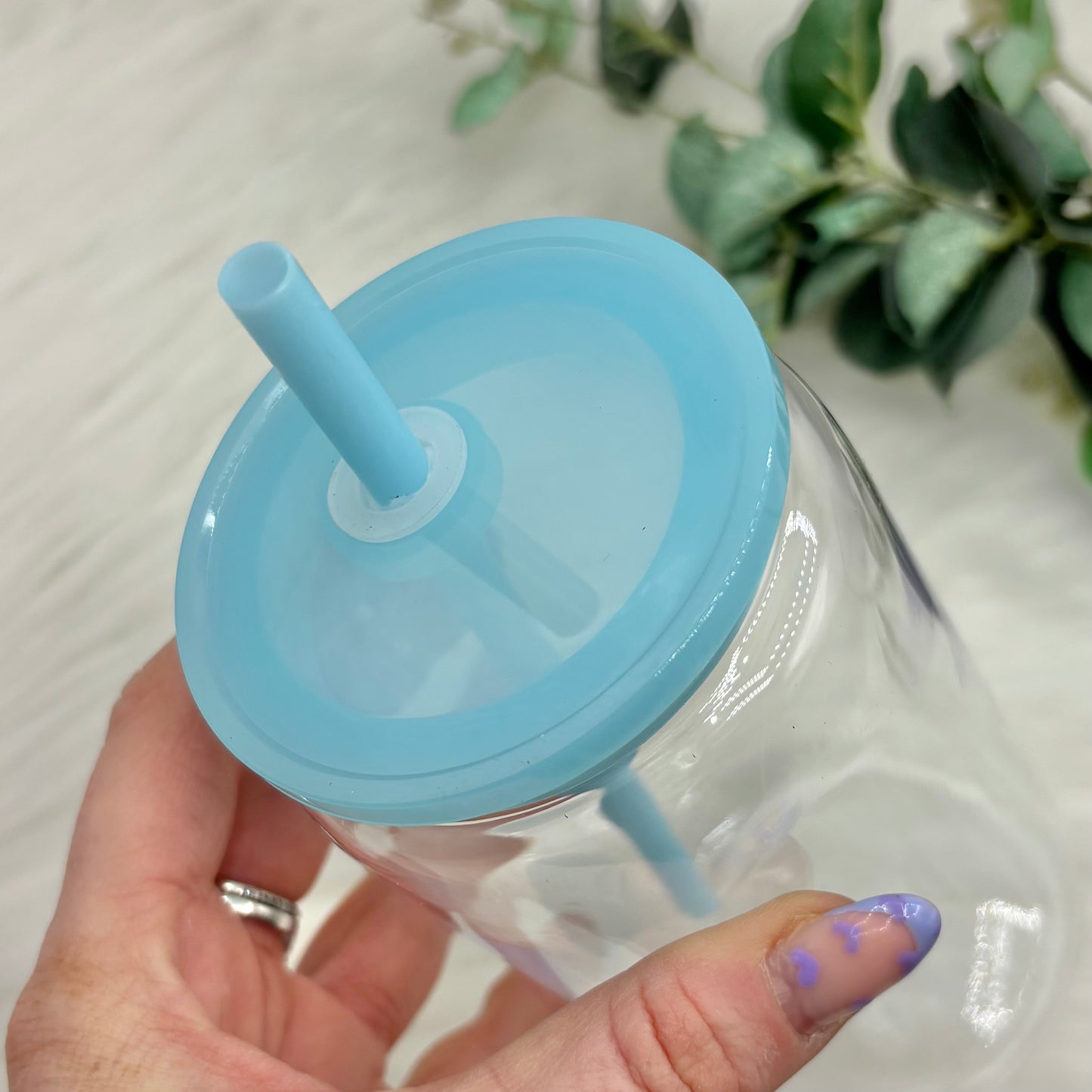 16oz Plastic Libby Can with Coloured Lid