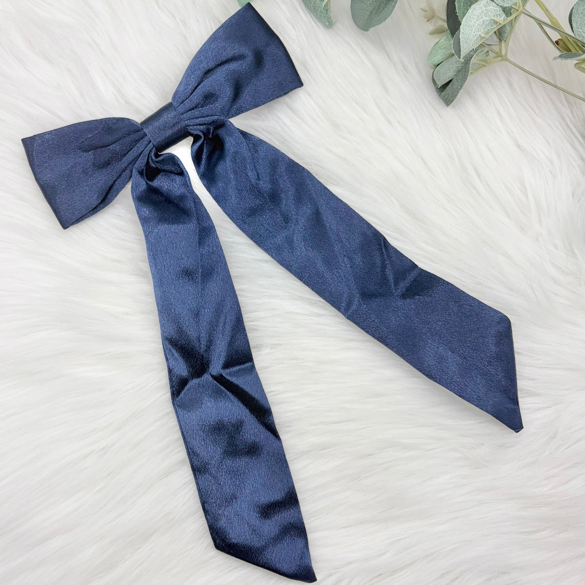 Satin Long Tail Hair Bows
