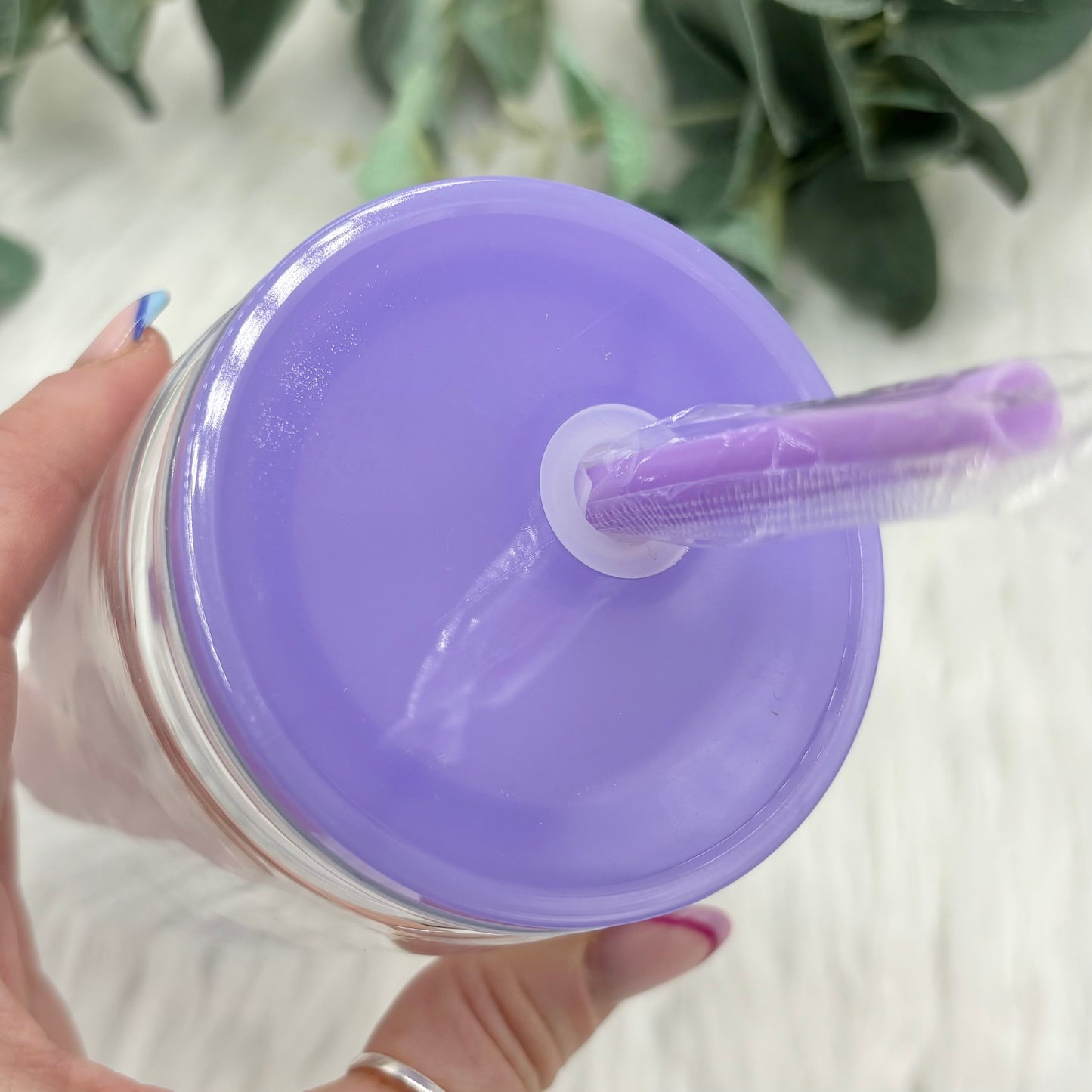 16oz Acrylic Double Walled Tumbler - Purple
