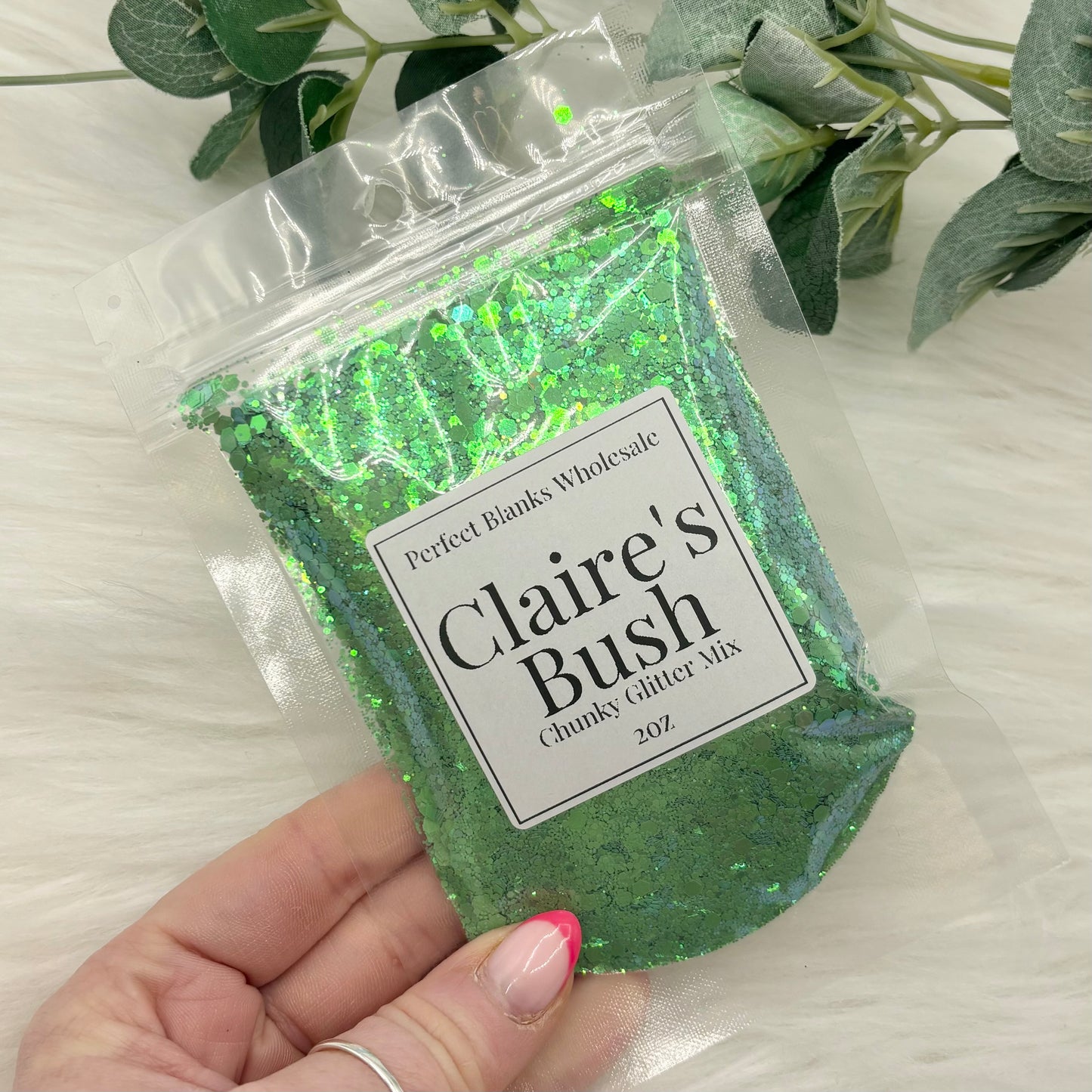 Claire's Bush - Chunky Glitter