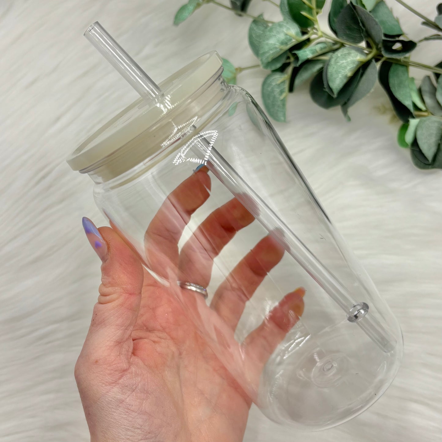 16oz Plastic Libby Can with Coloured Lid