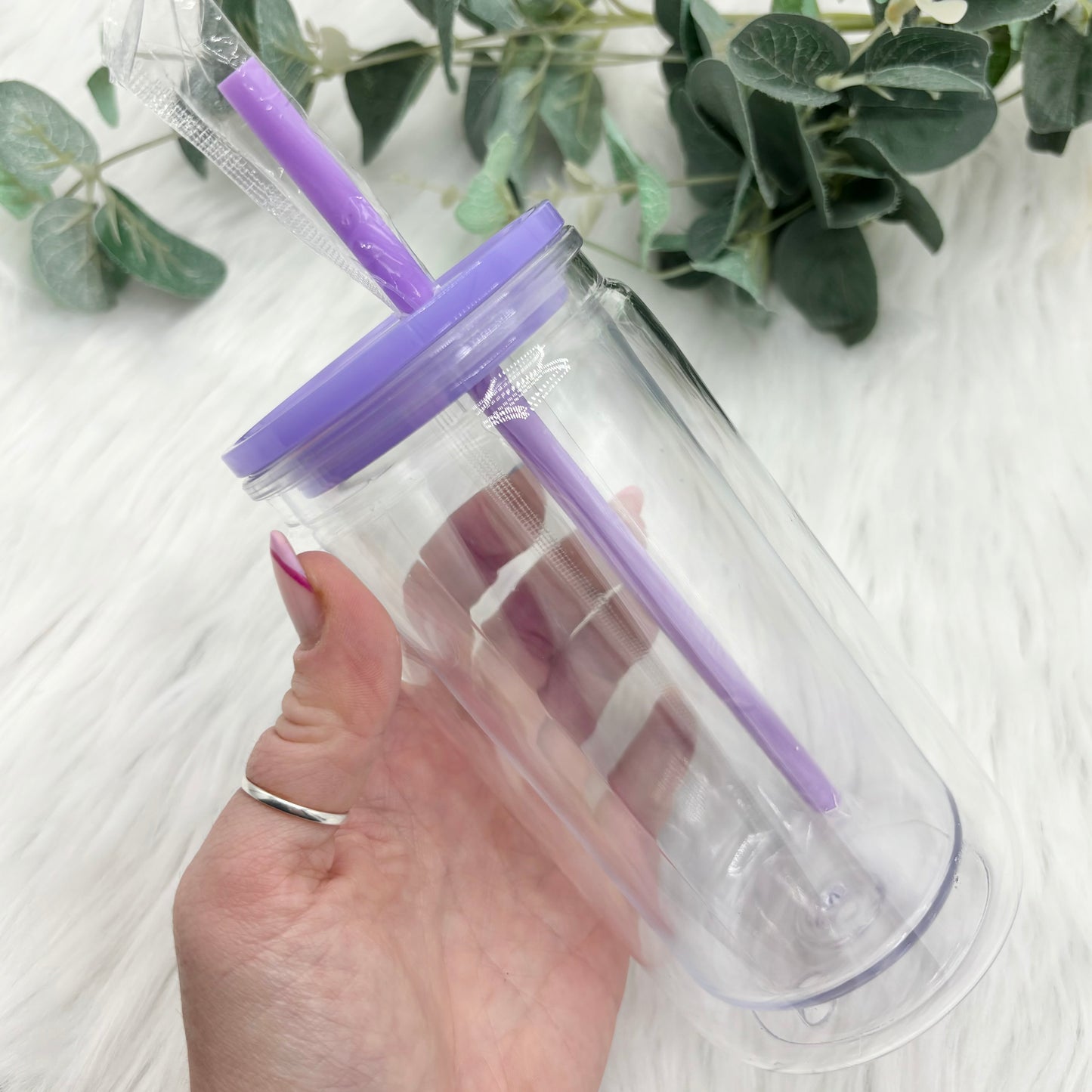 No Globe - 12oz Double Walled Acrylic Libby Tumbler - Read description.