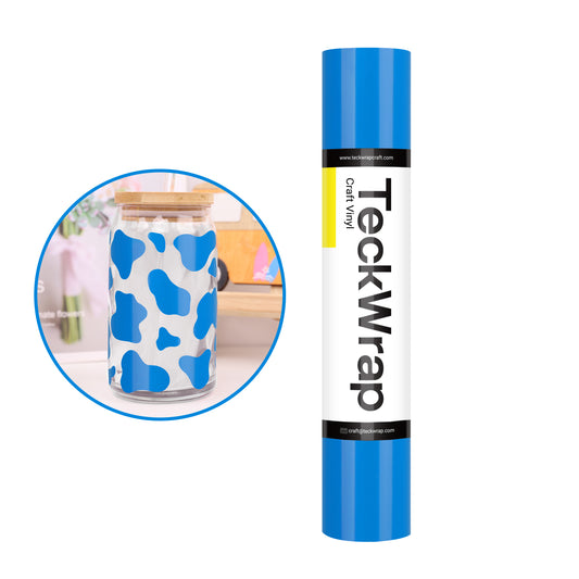 Teckwrap Glossy Sky Blue 001 Economical Series Craft Vinyl