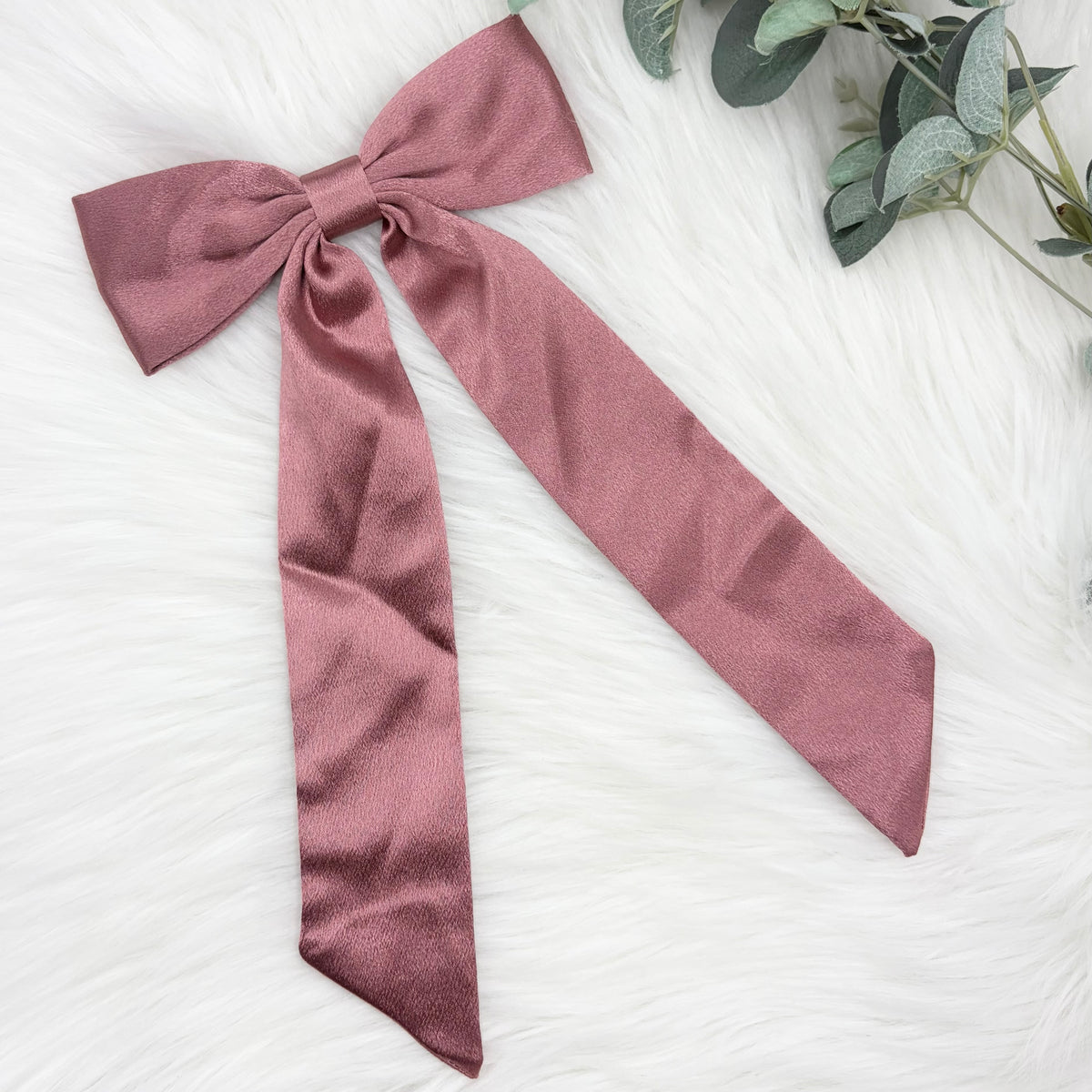 Satin Long Tail Hair Bows