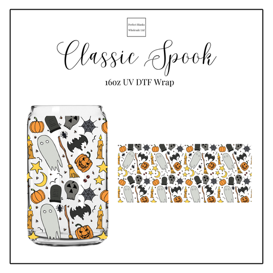 Classic Spook 16oz UVDTF