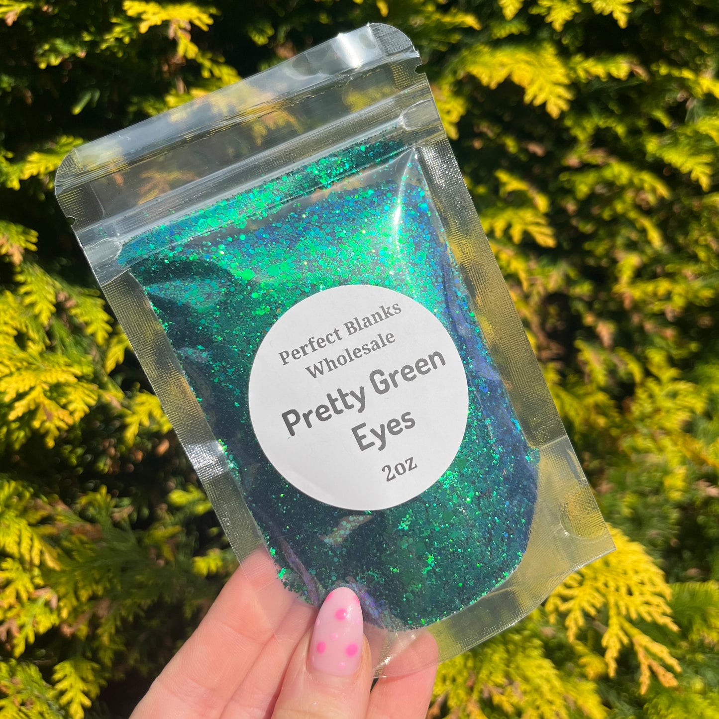 Pretty Green Eyes - Chunky Glitter