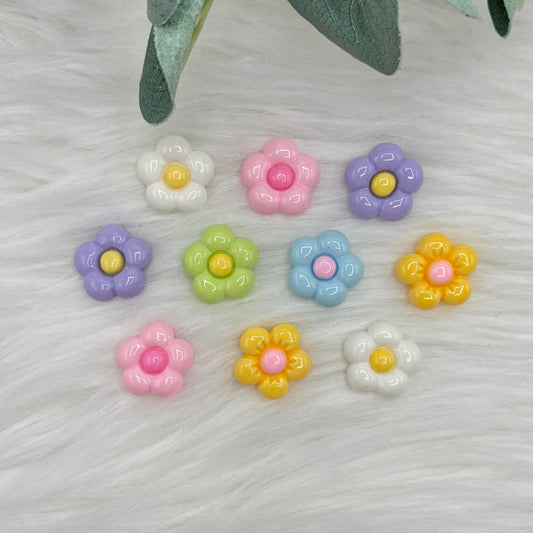 Retro Daisies - 10 Pack of Cabochons