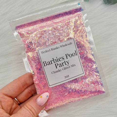 Barbies Pool Party - Chunky Glitter Mix