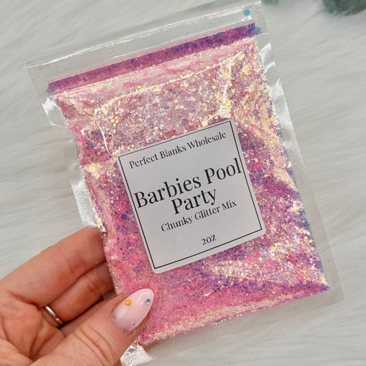 Barbies Pool Party - Chunky Glitter Mix