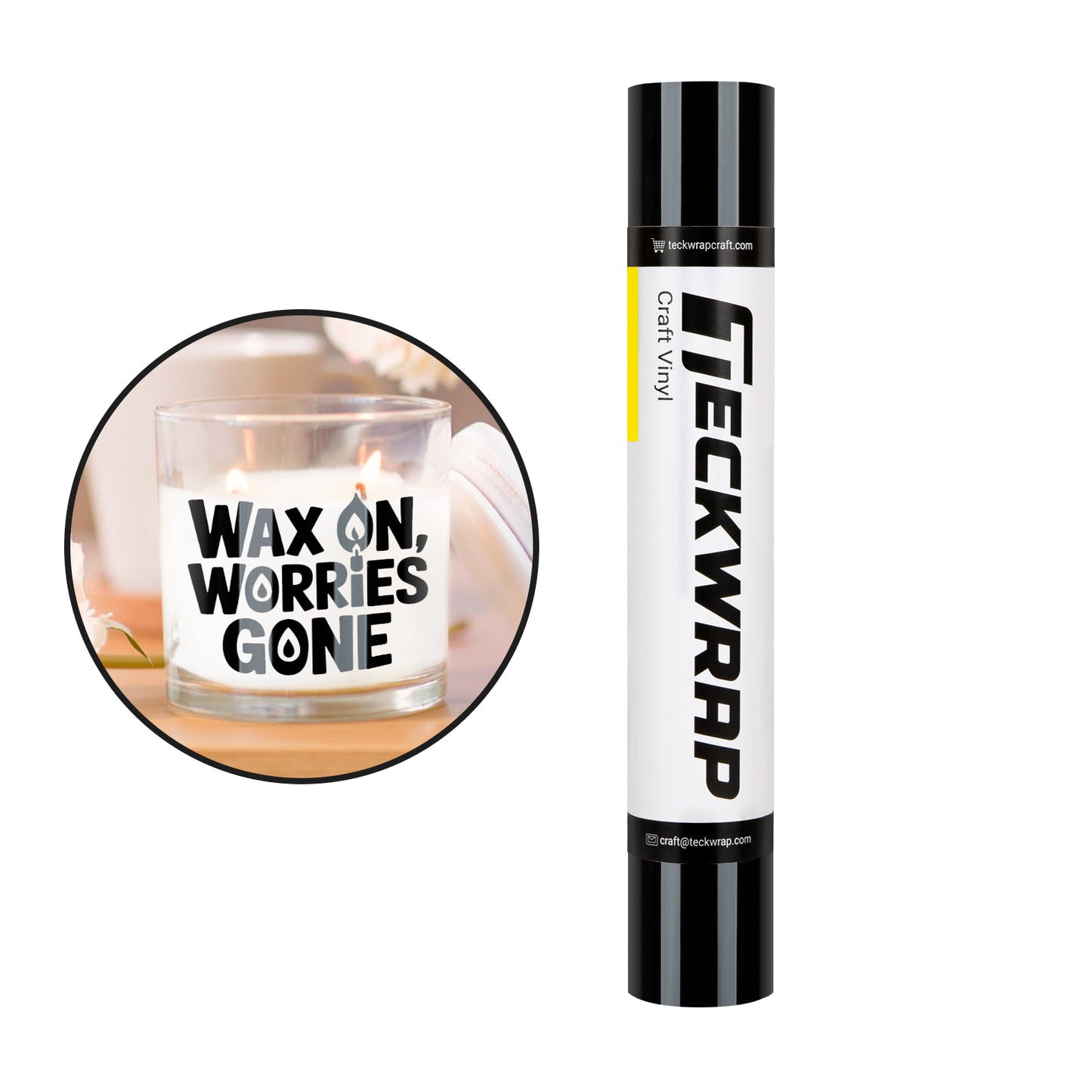Teckwrap Ink Black 001G series Craft Vinyl (Glossy)
