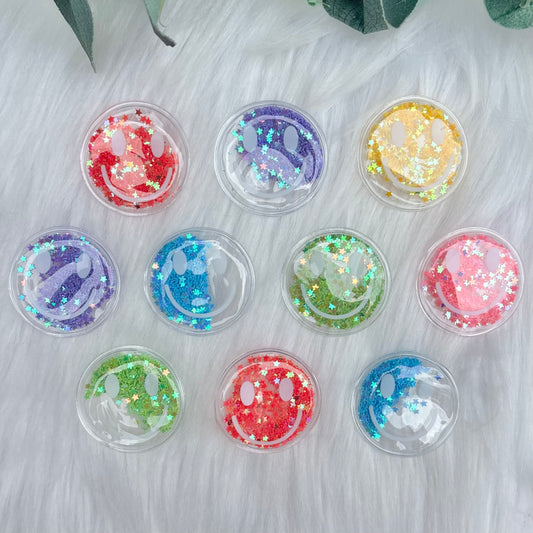 Confetti Smiles - 10 Pack of Cabochons