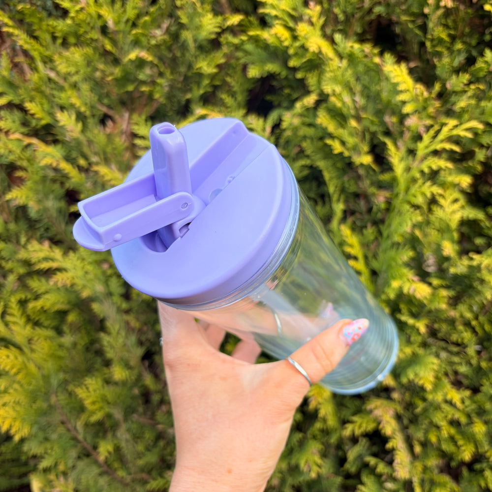 Flip Lid 20oz Double Walled Pre Drilled Tumbler