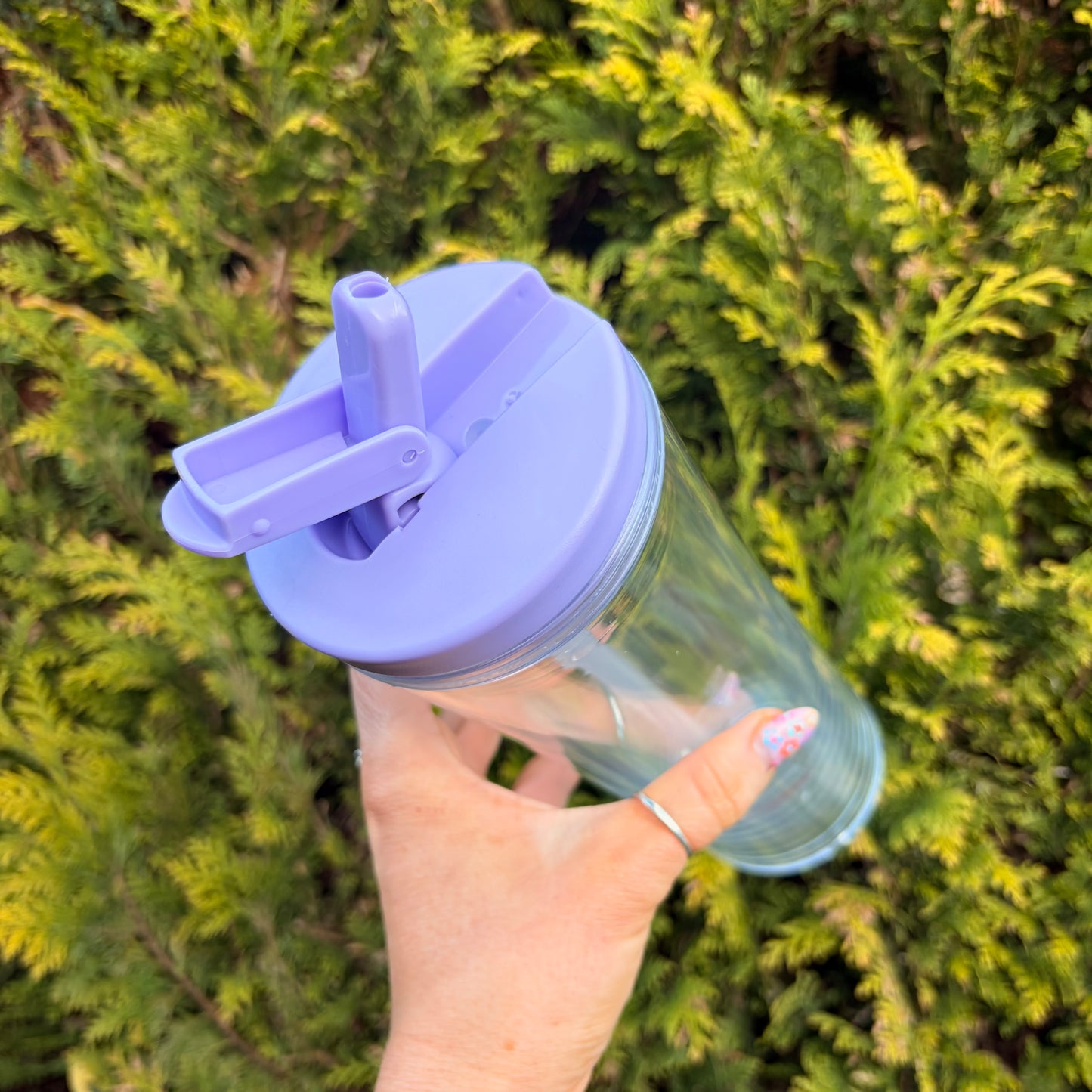 Flip Lid 20oz Double Walled Pre Drilled Tumbler