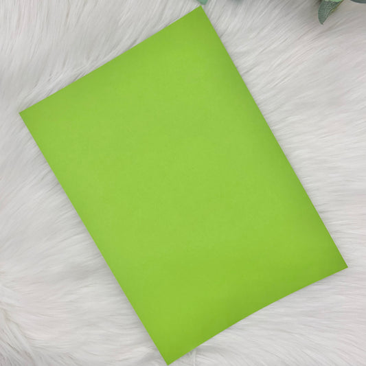 Apple Green A4 Plain Coloured Cardstock | 240GSM