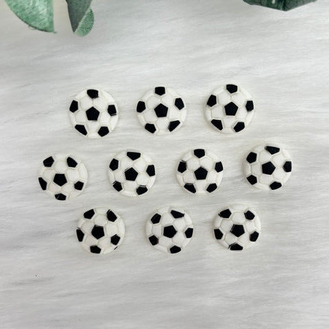 Football - 10 Pack of Cabochons