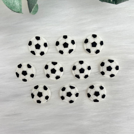 Football - 10 Pack of Cabochons