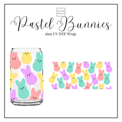 Pastel Bunnies 16oz UVDTF