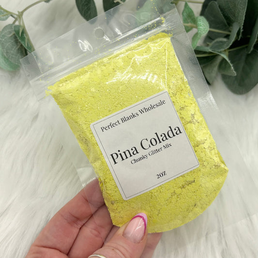 Pina Colada - Chunky Glitter Mix