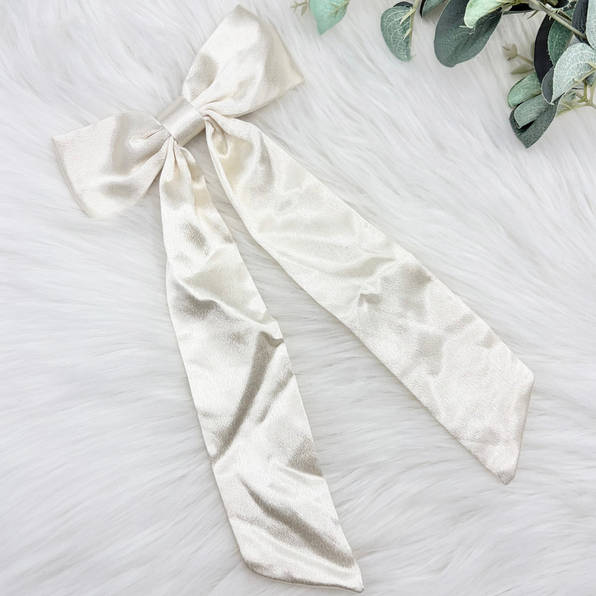 Satin Long Tail Hair Bows