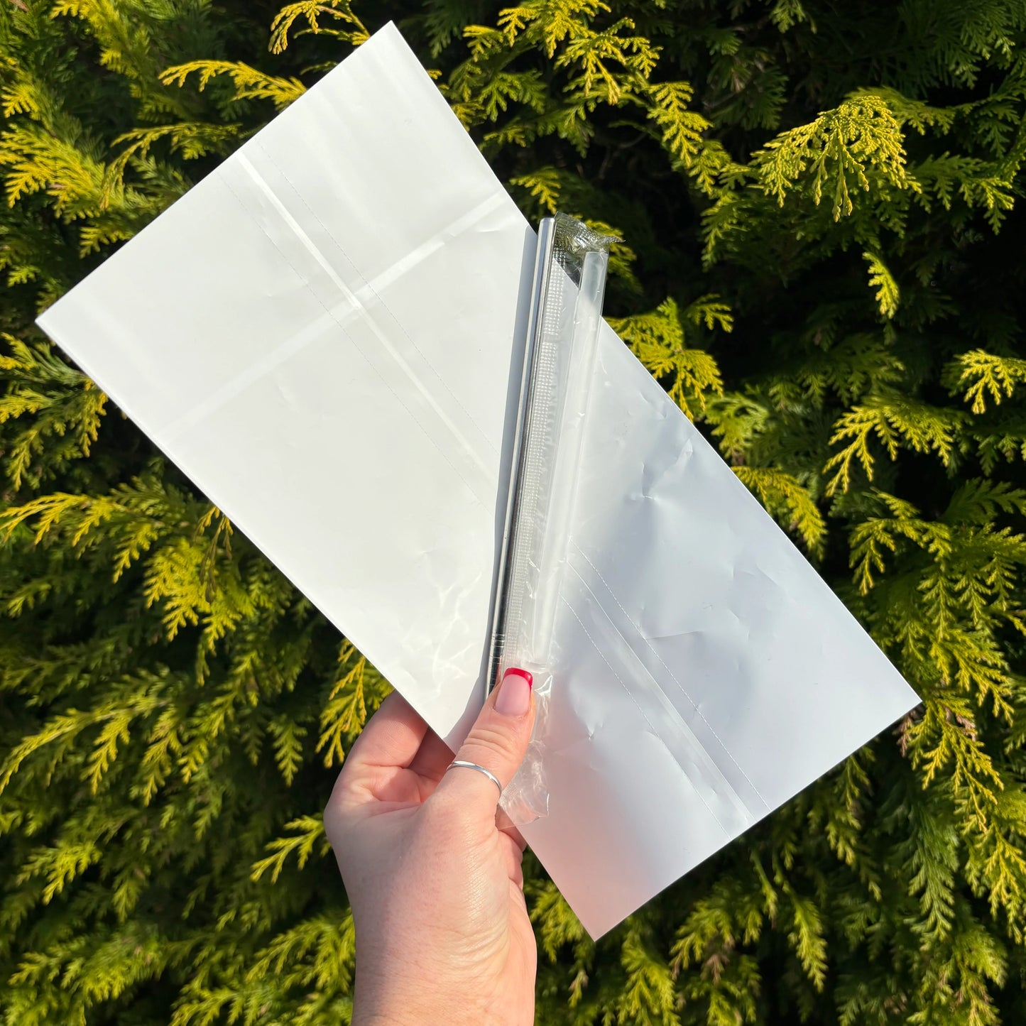 12oz Sublimation Straight Skinny Tumbler - White