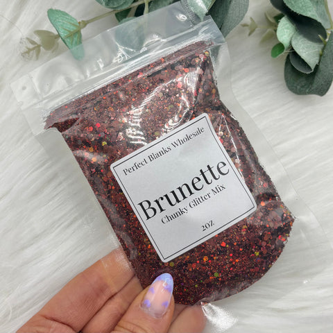 Brunette - Chunky Glitter