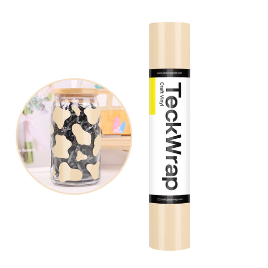 Teckwrap Glossy Beige 001 Economical Series Craft Vinyl