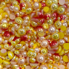 Hunny Pot - Pearl and Rhinestone mix