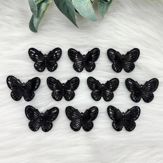 Black Butterfly Cabochon - 10 Pack of Cabochons