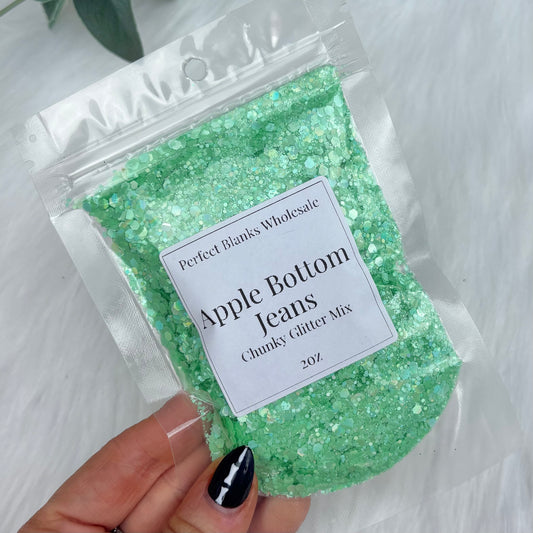 Apple Bottom Jeans - Chunky Glitter Mix