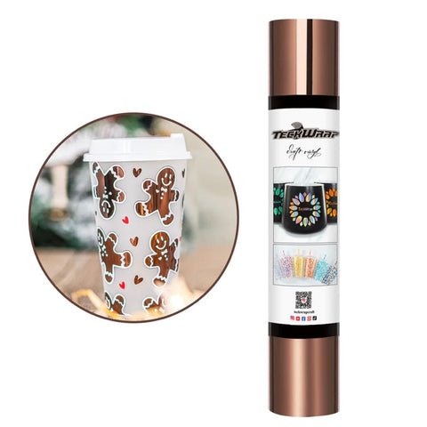 Teckwrap Military Brown Bubble Free Mirror Chrome Adhesive Vinyl