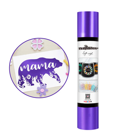 TeckWrap Metallic Violet Purple Satin Chrome Adhesive Vinyl