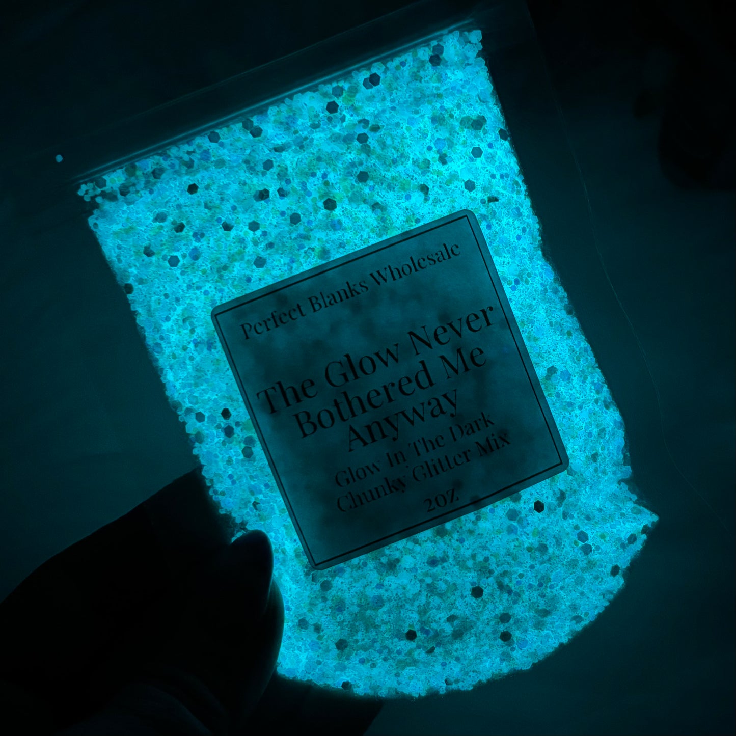 The Glow Never Bothered Me Anyway - Chunky Glow In The Dark Glitter
