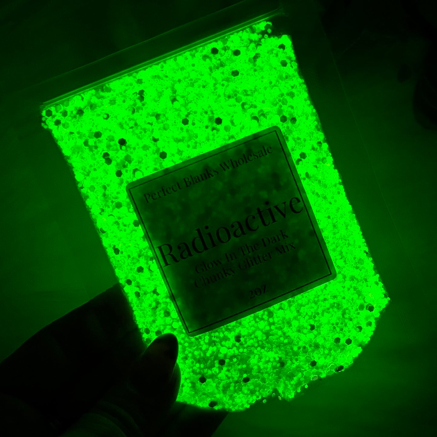 Radioactive - Chunky Glow In The Dark Glitter