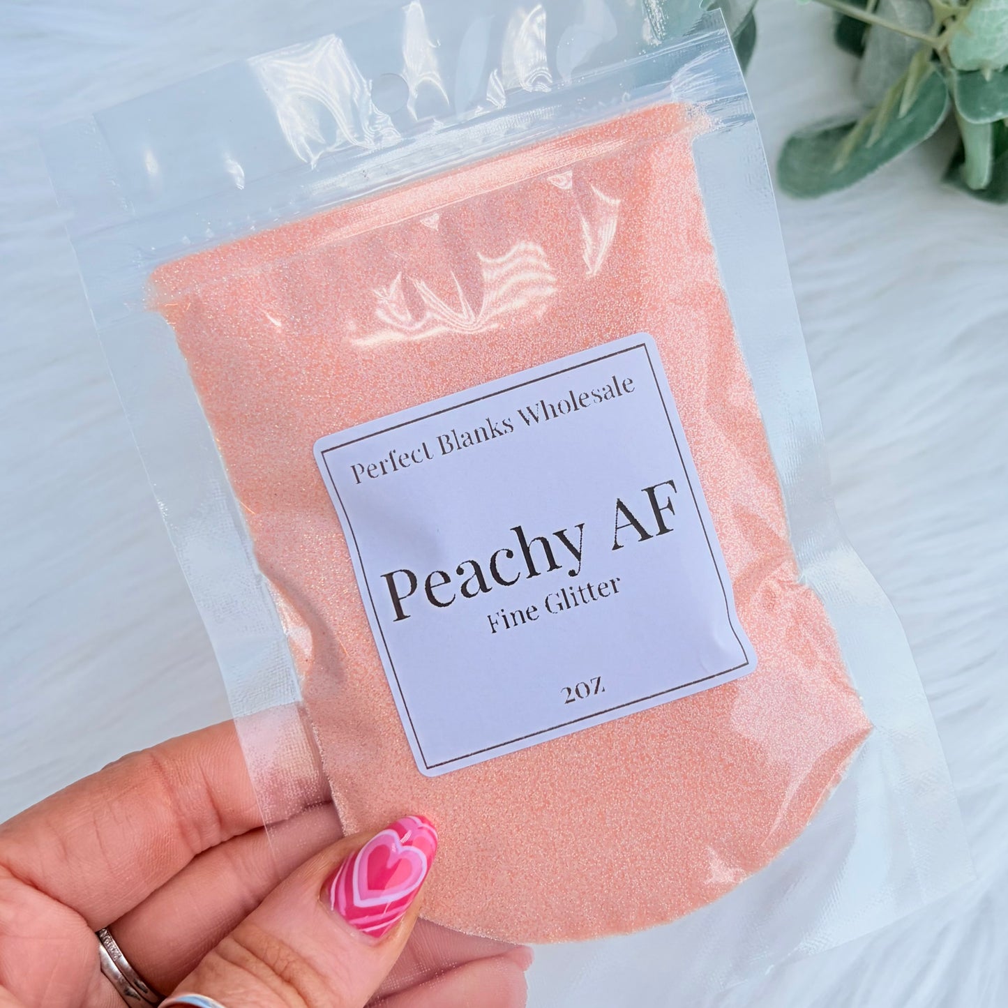Peachy AF - Fine Glitter