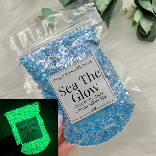 Sea The Glow - Chunky Glow In The Dark Glitter