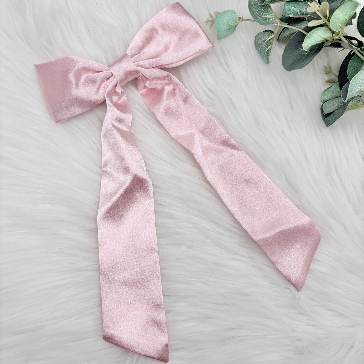 Satin Long Tail Hair Bows