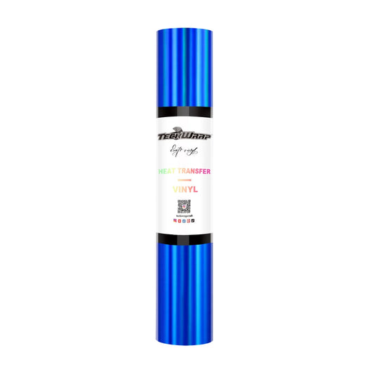 Teckwrap Sapphire Blue Soft Holographic HTV - 5ft