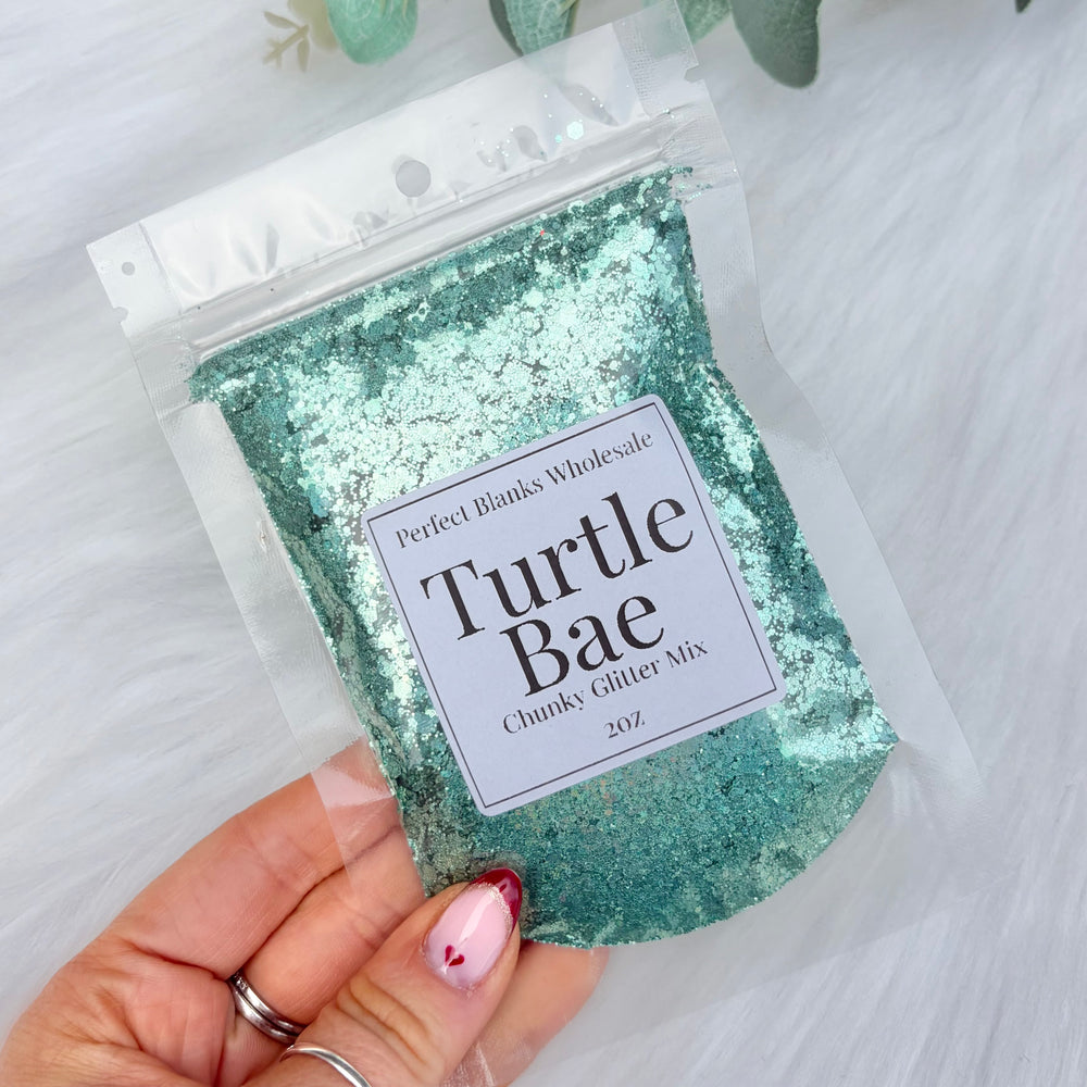 Turtle Bae - Chunky Glitter Mix