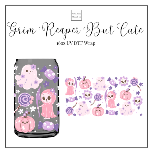 Grim Reaper But Cute 16oz UVDTF