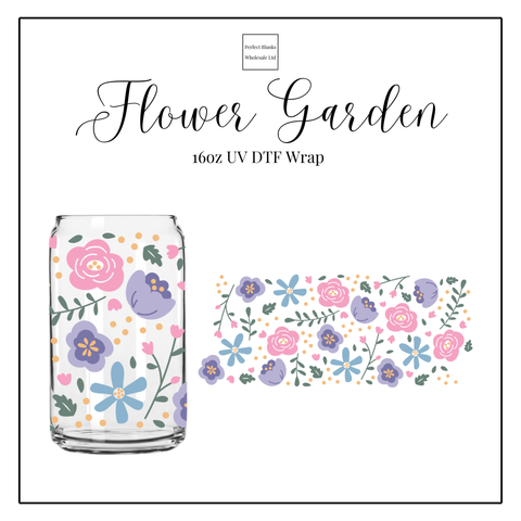 Flower Garden 16oz UVDTF