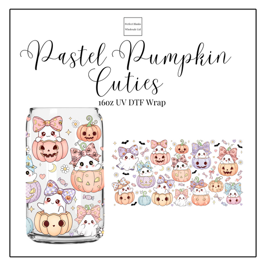 Pastel Pumpkin Cuties 16oz UVDTF