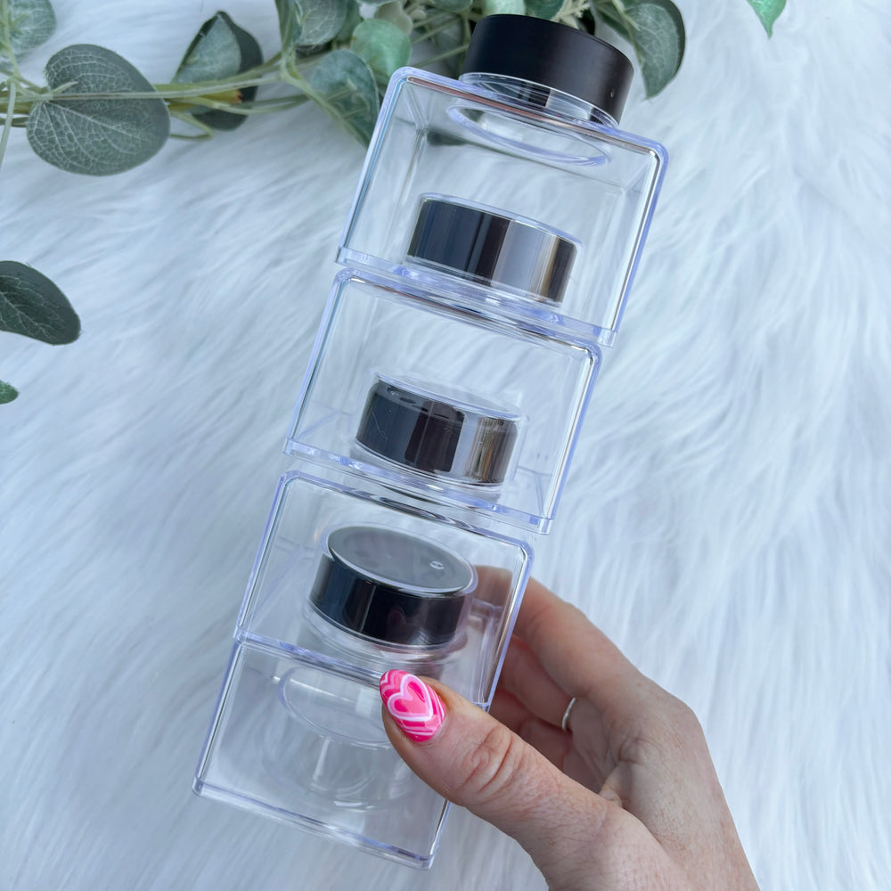 2oz Glitter Shaker Stacker Jar