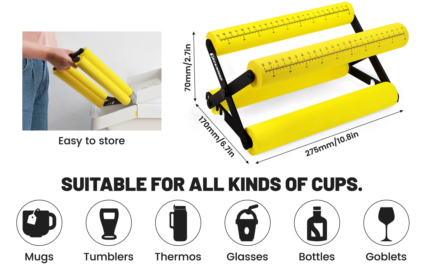 Teckwrap Cup Cradle Cup Stand