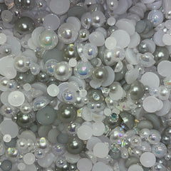 Silver Lining - Pearl and Rhinestone 1oz mix