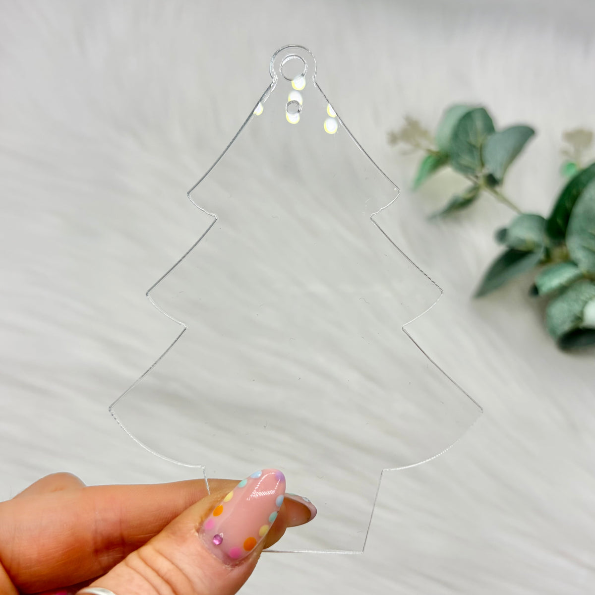 Christmas Tree Acrylic Snowglobe Christmas Decoration