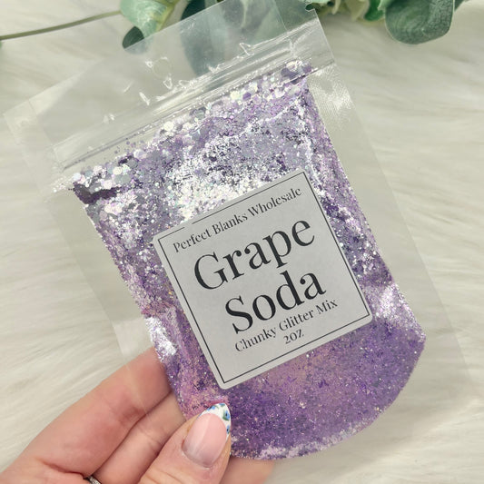 Grape Soda - Chunky Glitter Mix
