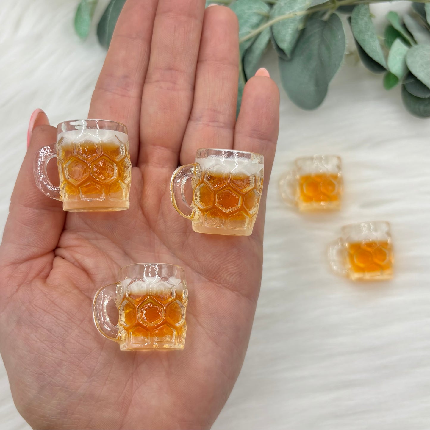 Mini Beer Tankards - Pack of 5 Cabochons