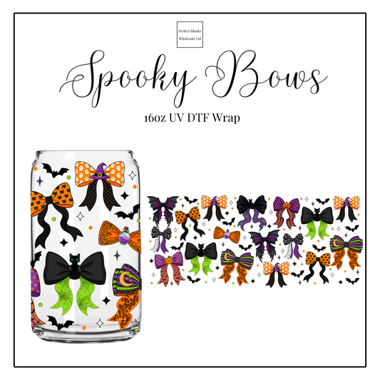 Spooky Bows 16oz UVDTF