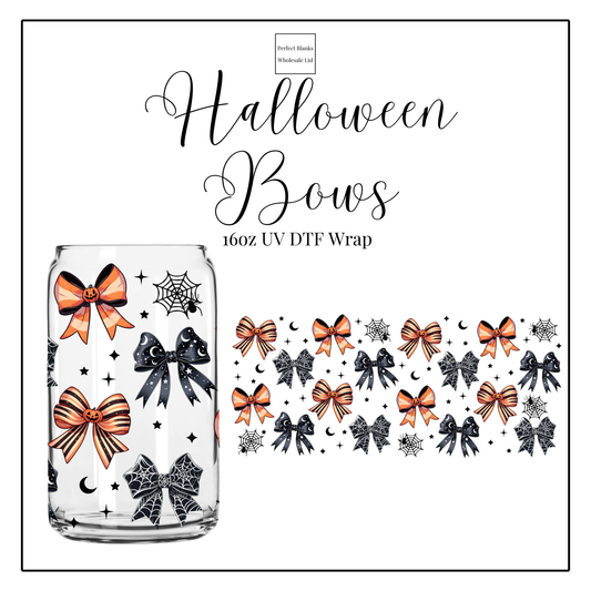 Halloween Bows 16oz UVDTF