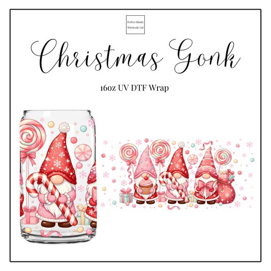 Christmas Gonk 16oz UVDTF